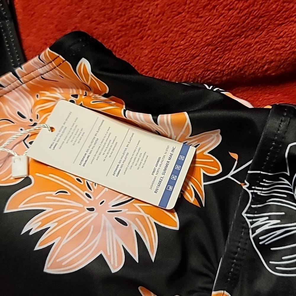 NWT Ruched Tummy Control Comfy Strap Boy Short Swim Dress Tankini Bathing Suit - Picture 13 of 14